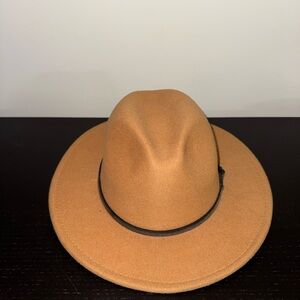 Classic Tan Fedora Hat